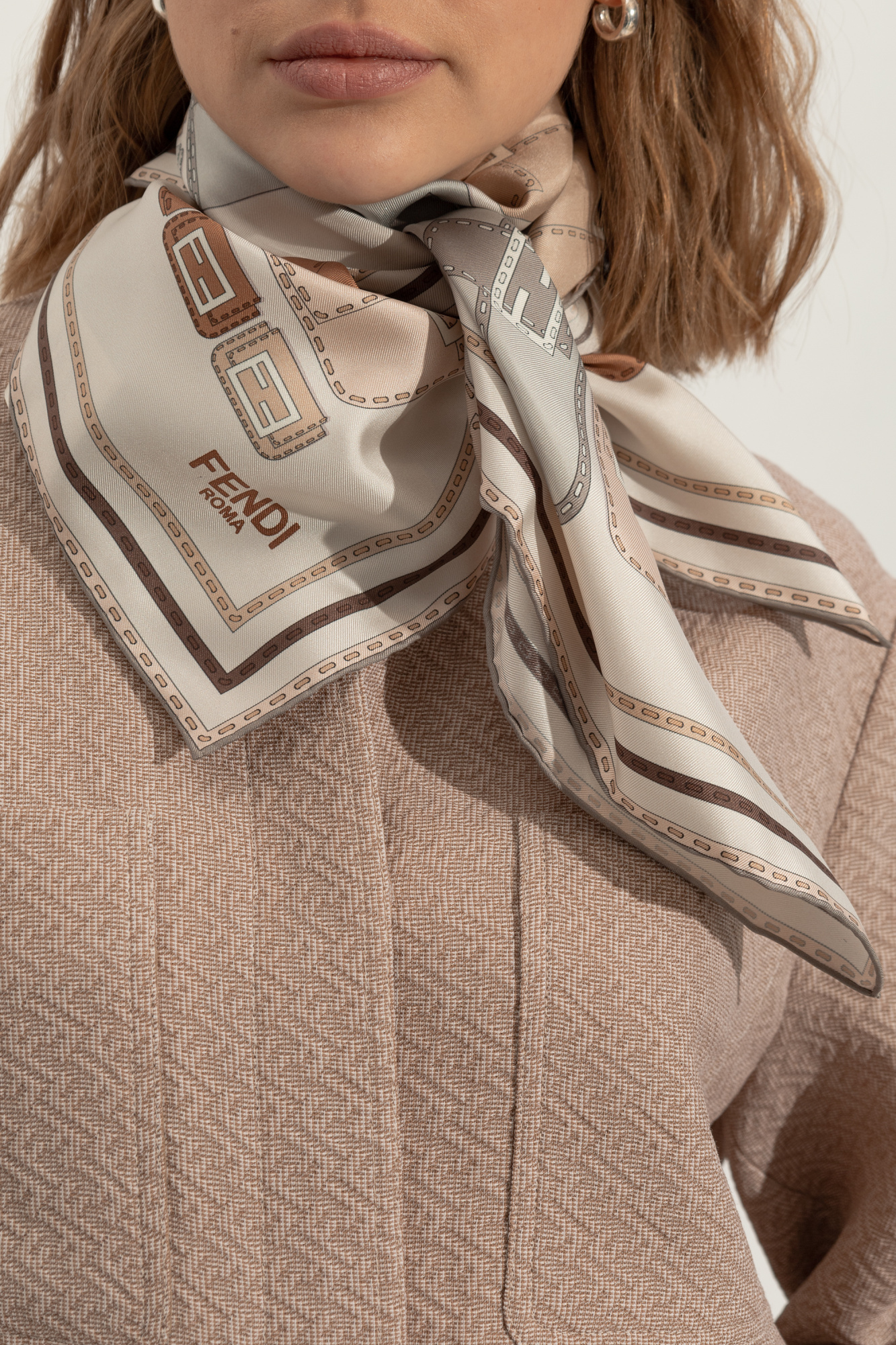 Fendi Silk scarf | Women's Accessories | Vitkac